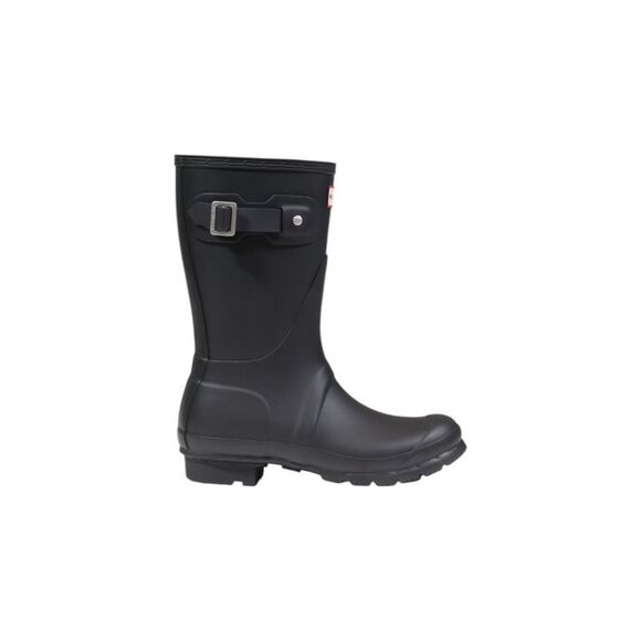 Hunter Black Recycled Polyester Ankle Women's Boots